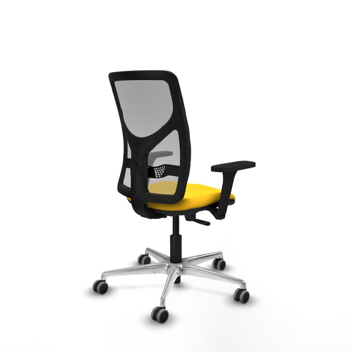 PIQUERAS Y CRESPO Silla de oficina Motilla con Mecanismo Sincro, Amarillo y Gris PIQUERAS Y CRESPO Silla de oficina Motilla con Mecanismo Sincro, Amarillo y Gris