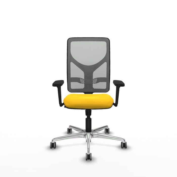 PIQUERAS Y CRESPO Silla de oficina Motilla con Mecanismo Sincro, Amarillo y Gris PIQUERAS Y CRESPO Silla de oficina Motilla con Mecanismo Sincro, Amarillo y Gris