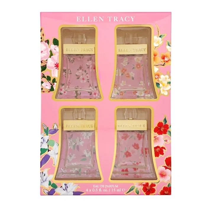 Ellen Tracy Set de Fragancias para Mujer con Bloom, Dashing, Luminous y Sparkling (4 x 15 ml) Ellen Tracy Set de Fragancias para Mujer con Bloom, Dashing, Luminous y Sparkling (4 x 15 ml)