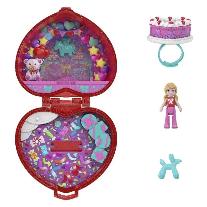 Polly Pocket JGK21 Joyero 80º Aniversario Mattel