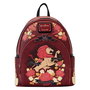 Loungefly Mochila Harry Potter Gryffindor House Floral 26cm Piel Vegana con Apliques y Estampados