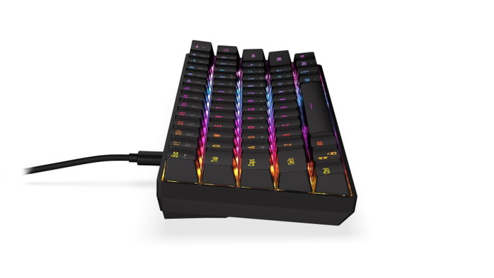 Krux Qara 60% Teclado Gaming Mecánico Outemu Red RGB Negro Krux Qara 60% Teclado Gaming Mecánico Outemu Red RGB Negro