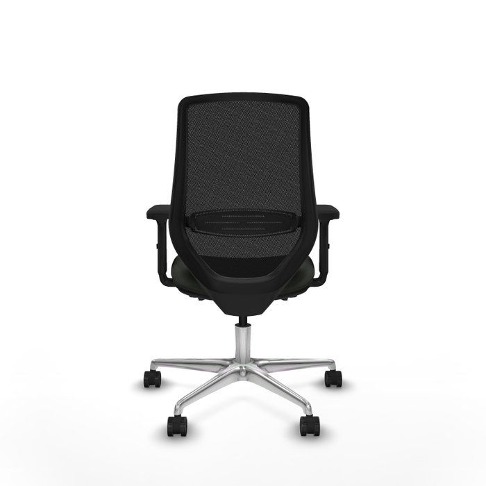 PIQUERAS Y CRESPO Silla de oficina Mardos con mecanismo Sincro/Traslack, Negro