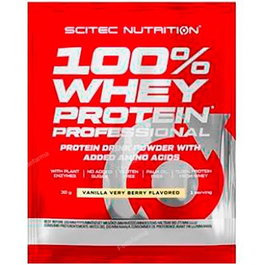 SCITEC NUTRITION 100% Whey Protein Vainilla-Frutas Del Bosque 30G