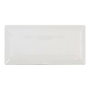 La Mediterranea Fuente Rectangular Ivory Brillo 30x15cm