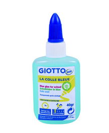 Cola Azul-Transp. Giotto Bib Escolar 40G (Set de 12)