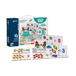 GIROS Puzzle Educativo Calcula y Une 30 Piezas Giros Play