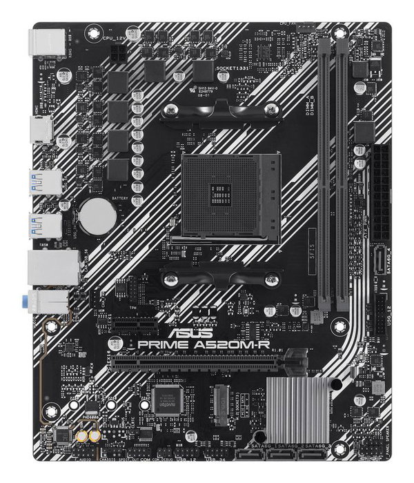 ASUS PRIME A520M-R AMD AM4 DDR5 Micro ATX