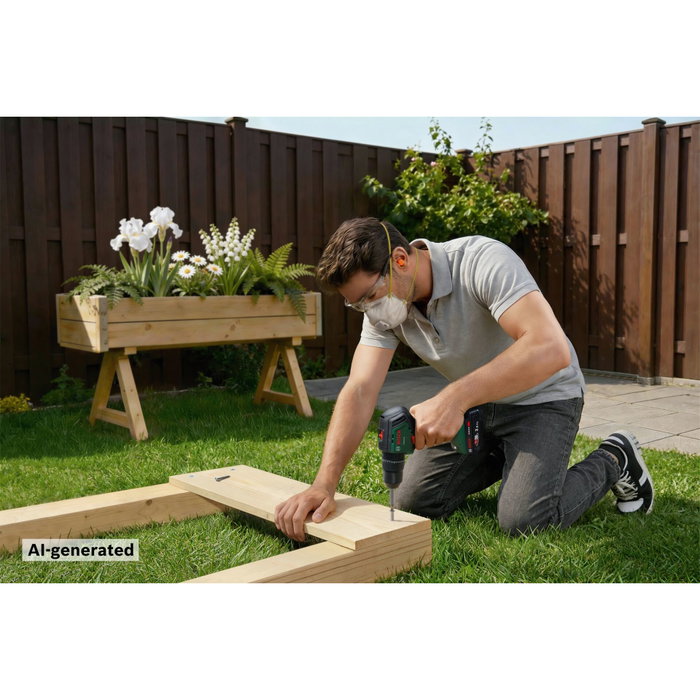 Bosch PSB18V-60 Taladro percutor inalámbrico con 2 baterías de 2,5Ah