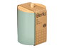Berilo Bote Plástico Tapa Bambú Menta Verde 9 x 13.2 x 9 cm (Set de 24)