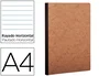 Clairefontaine Libreta A4 96 Hojas Rayado Horizontal 90g tapa Cartulina 210x297 mm