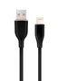 Gembird Cable de Carga y Datos USB 2.0 a Lightning, 1.5 Metros, Negro - CC-USB2S-AM8PM-1.5M-BK