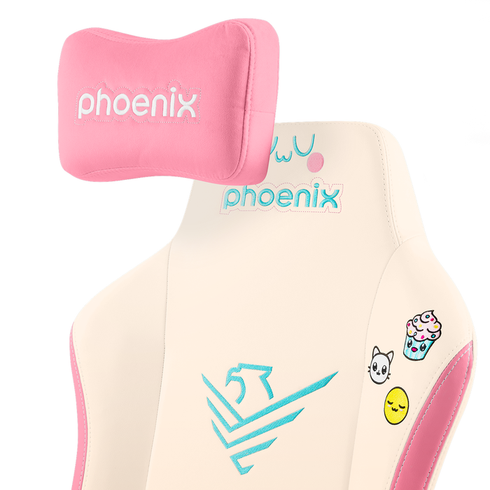 Phoenix technologies Silla Gaming Nova Cream Edition Ergonómica para Uso Profesional y Gaming