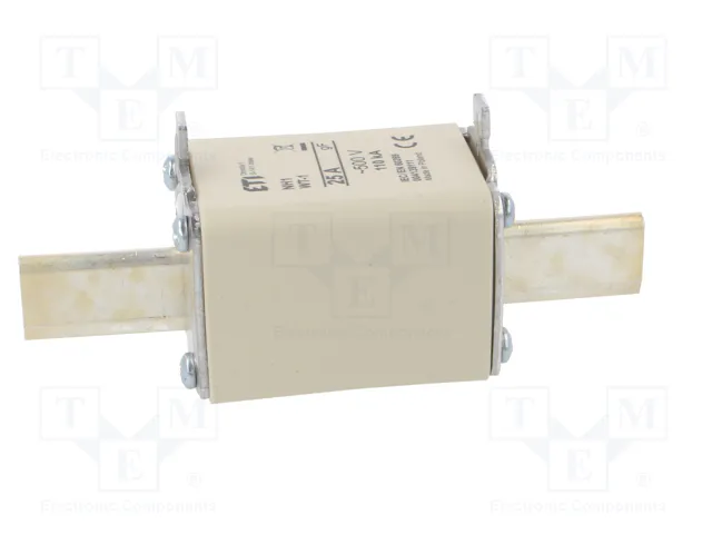 ETI POLAM Fusible NH1 de cerámica 25A 500VAC gF