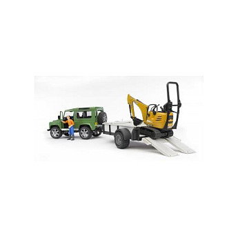 Bruder Land Rover Defender Verde y Amarillo