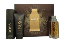 Hugo Boss Boss The Scent Gift Set 100ml EDT + 100ml Shower Gel + 150ml Deodorant Spray