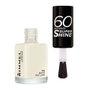 Rimmel London - Esmalte de Uñas 60 Seconds Super Shine #703 White Hot Love - 8 ml - Secado Rápido