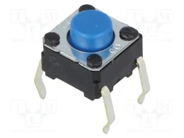 Aratas (Formerly Omron Components) Microconmutador TACT B3F-1026 SPST-NO Azul