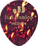 Dunlop Pack 12 Púas Genuine Celluloid Teardrop Medium