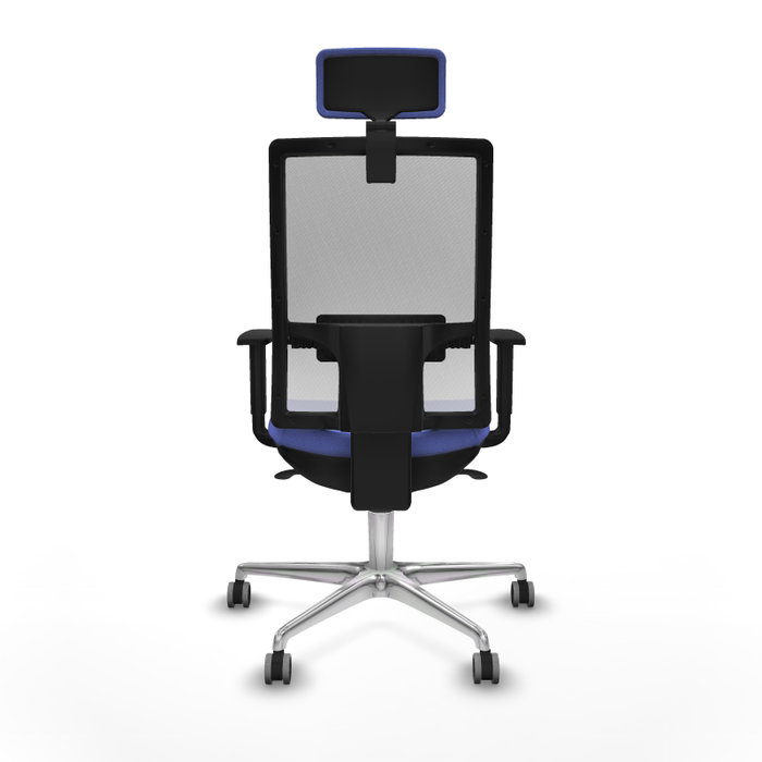 PIQUERAS Y CRESPO Silla de oficina Horna con Mecanismo Sincro Azul claro y Blanco PIQUERAS Y CRESPO Silla de oficina Horna con Mecanismo Sincro Azul claro y Blanco