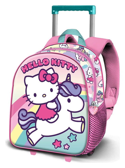 Karactermania Mochila Trolley 3D Hello Kitty Unicorn Rosa