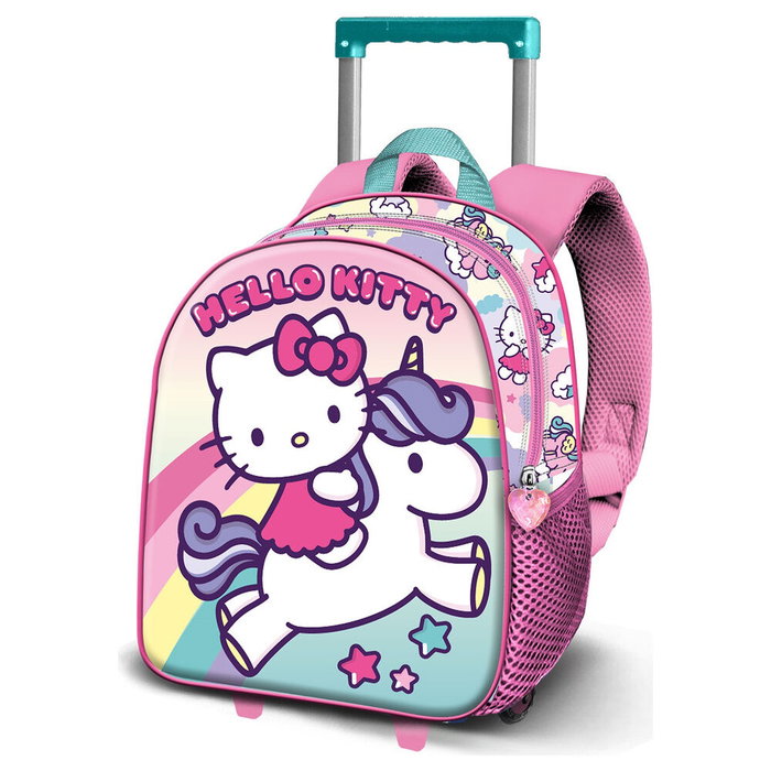 Karactermania Mochila Trolley 3D Hello Kitty Unicorn Rosa