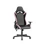 Mars Gaming Silla Gaming Mgcpro, Inclinación 90-135°, Reposabrazos 2D, Base de Acero, Almohadillas Cervical y Lumbar, Color Negro Rosa
