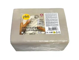 SIO-2 Plus Pasta de Modelar Arcilla Natural para Manualidades y Profesionales, Endurece al Aire, Blanco, Paquete de 5 kg