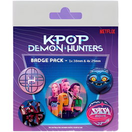Pyramid International KPop Demon Hunters Pack 5 Chapas 