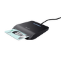 Trust Primo Lector de Tarjetas Inteligentes y DNI USB Tipo C Negro