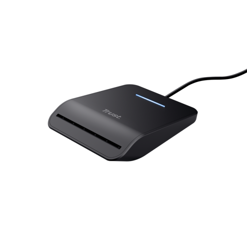 Trust Primo Lector de Tarjetas Inteligentes y DNI USB Tipo C Negro