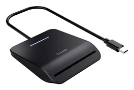 Trust Primo Lector de Tarjeta Inteligente USB/USB-C Negro