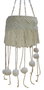 DKD Home Decor Pantalla Macramé Beige 30x30x130 cm