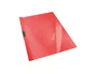 Esselte Carpeta Clipfiles con pinza lateral de metal, PVC, DIN A4, Rojo