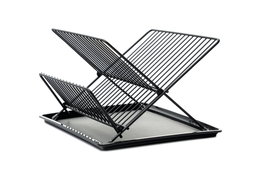 Hermia SM012-C Escurreplatos Metálico Cromado 35.5x29.5x26 cm