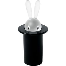 Alessi ASG16 B Palillero Magic Bunny Resina Negro