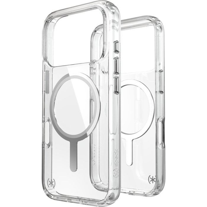 Speck Presidio Perfect Clear Case MagSafe para iPhone 17 Pro, Transparente