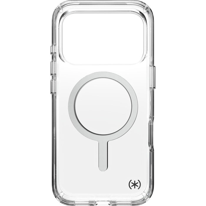Speck Presidio Perfect Clear Case MagSafe para iPhone 17 Pro, Transparente