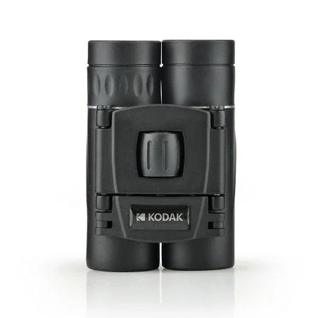 Kodak BCS200 Binocular de Prismas Techo 8x21, Ampliación 8x, Diámetro del Objetivo 21 mm, Color Negro, con Funda de Transporte y Correa