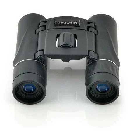 Kodak BCS200 Binocular de Prismas Techo 8x21, Ampliación 8x, Diámetro del Objetivo 21 mm, Color Negro, con Funda de Transporte y Correa