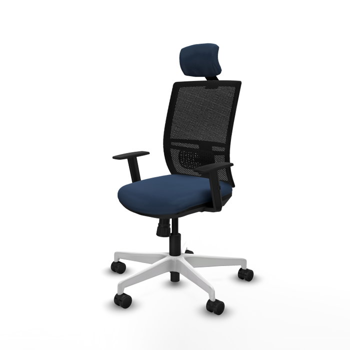 PIQUERAS Y CRESPO Silla de oficina Yunquera Azul marino y Negro PIQUERAS Y CRESPO Silla de oficina Yunquera Azul marino y Negro