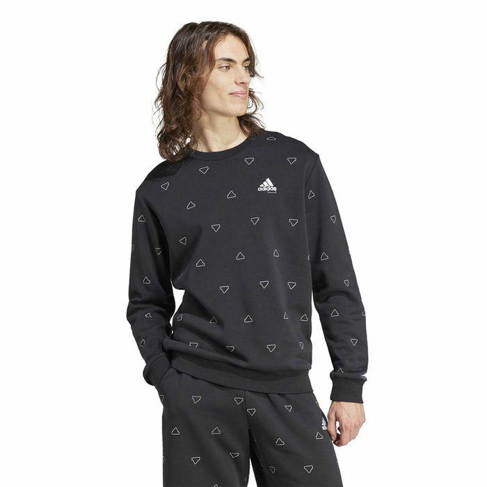 Sudadera sin Capucha Hombre Adidas Mngrm Negro Sudadera sin Capucha Hombre Adidas Mngrm Negro