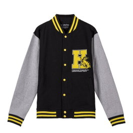 Cerdá Harry Potter Sudadera con Cremallera Hufflepuff Talla L Black