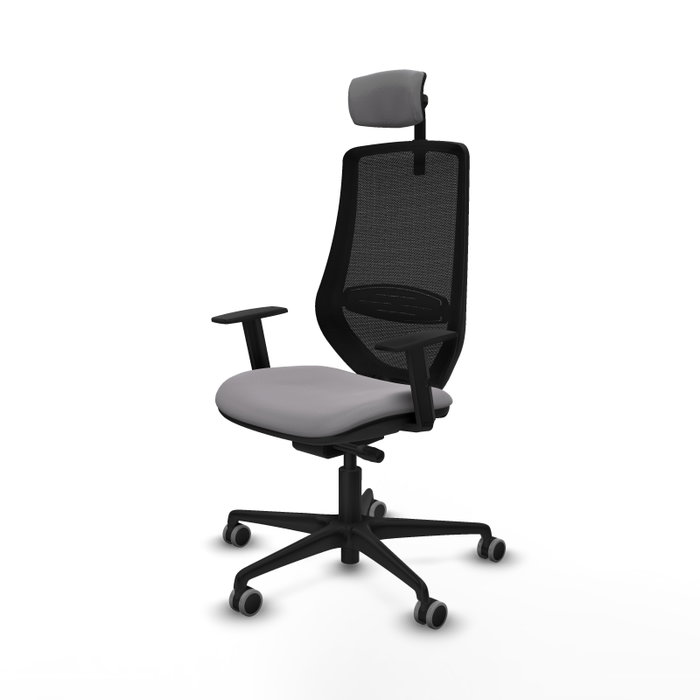 PIQUERAS Y CRESPO Silla de oficina Mardos con mecanismo Sincro/Traslack, Gris y Negro PIQUERAS Y CRESPO Silla de oficina Mardos con mecanismo Sincro/Traslack, Gris y Negro