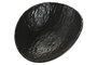DKD Home Decor Set de 6 Platos Hondos de Porcelana Negro con Relieve HORECA BLACK