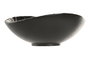DKD Home Decor Set de 6 Platos Hondos de Porcelana Negro con Relieve HORECA BLACK