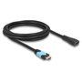 DeLOCK Cable de Extensión High Speed HDMI 48 Gbps 8K 60 Hz 2 m