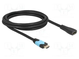 DeLOCK Cable de Extensión High Speed HDMI 48 Gbps 8K 60 Hz 2 m