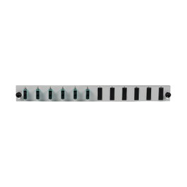 EFB Elektronik SB-FP-6SC-D-V-OM4 Placa frontal de 12 puertos con 6 x SC Dúplex OM4, gris