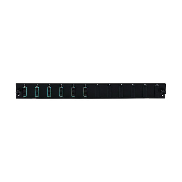 EFB Elektronik SB-FP-6SC-D-V-OM4 Placa frontal de 12 puertos con 6 x SC Dúplex OM4, gris